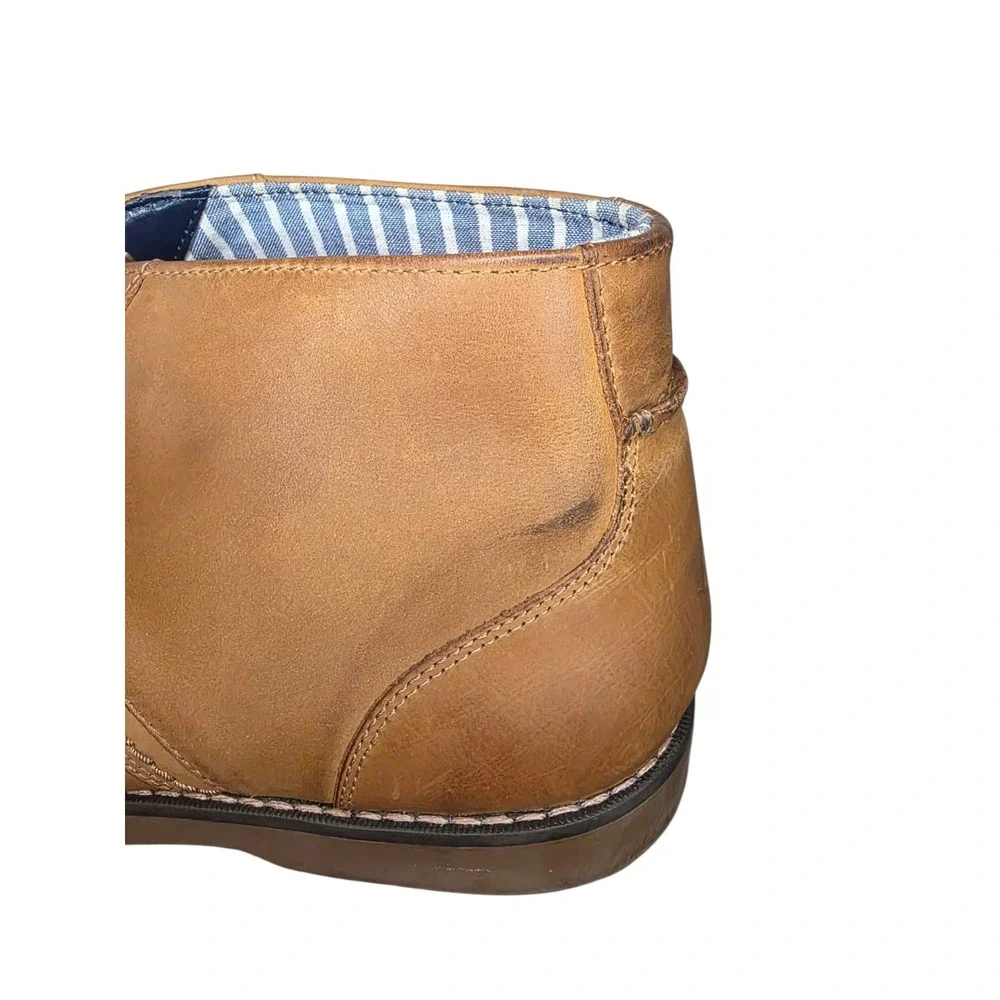 Sperry Top-Sider Men's 13 Brown Leather Chukka Boots Lace Up Ankle Casual